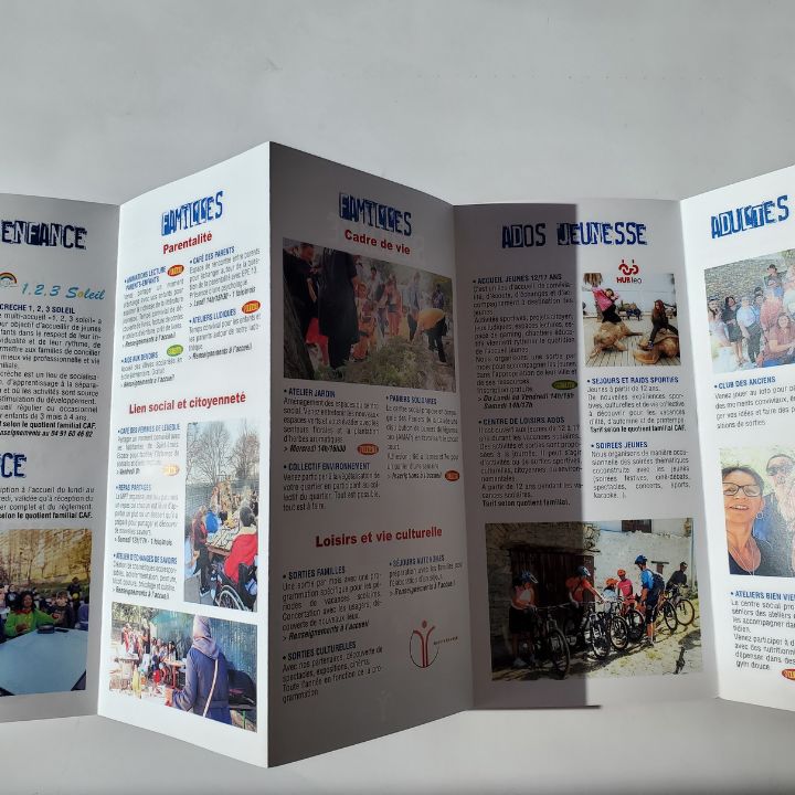 Dépliants accordéon